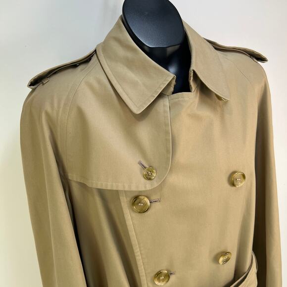 Burberry Beige Westminster Heritage Trench Coat Nova Check Removable No Liner - Picture 2 of 13